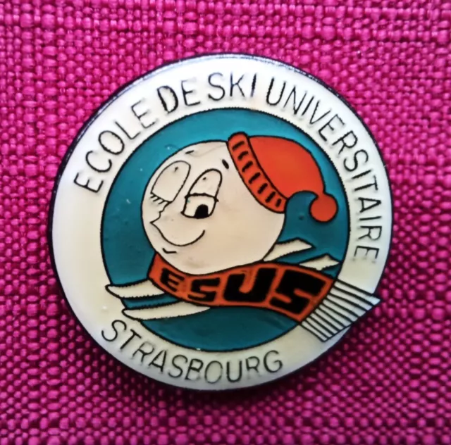 pins sport ski école pins École de ski Universitaire Strasbourg RARE