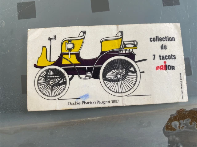 Jouet Ancien Voiture Tacot 1897 – Double Phaeton Seddon Par A. TASSIN Paris, Années 1950