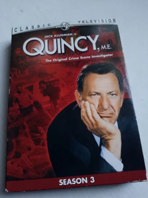 QUINCY ME: SEASON 3 (Region 1 DVD,US Import.)