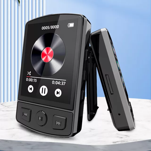 MP3 Player Music Player Button Bluetooth-Compatible 5.2 for Sport(16GB)