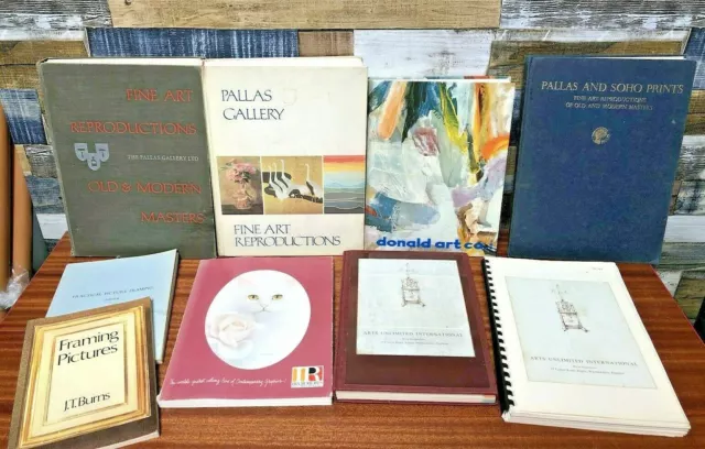 Bundle Of Large ART Interest Books~Pallas Gallery Fine Art Reproductions & More