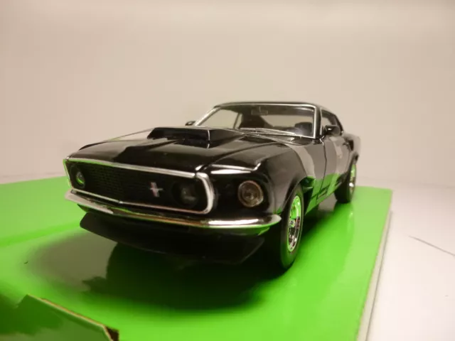 Miniature Welly FORD MUSTANG BOSS 429 1969 ROUGE