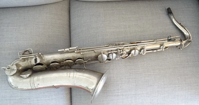 Antique Historical 1880's PIHAN Lyon French Tenor Saxophone