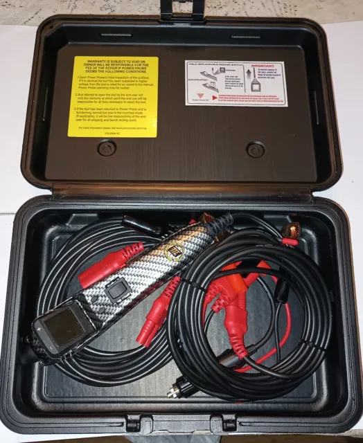 Power Probe PP3EZCARBAS Carbon Fiber 3 EZ Voltmeter Kit with Case & Accessories.