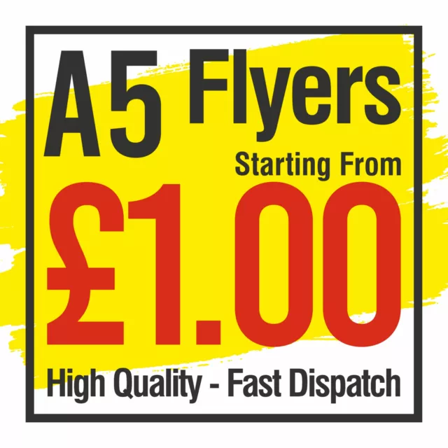 A5 Flyers Leaflets Printed Full Colour Flyer Leaflet Printing 170gsm Gloss