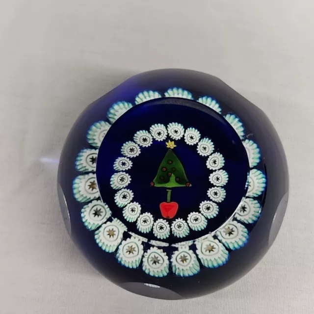 caithness glass paperweights Scotland Miniature Christmas Tree