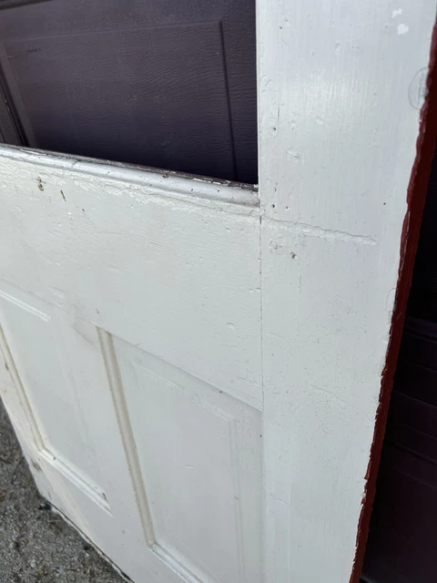 Antique Vintage Wood Entry Door 9