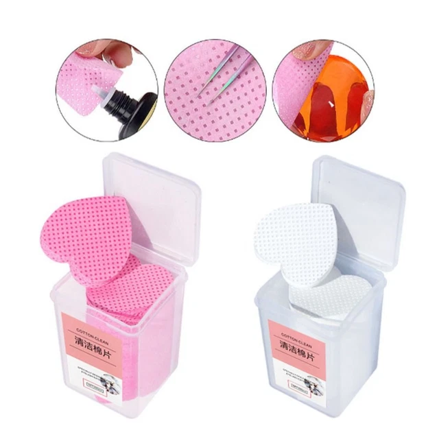 Lash Glue Remover Pad Remover Cotton Cleaning Cotton Pads Eyelash Cotton Wipes