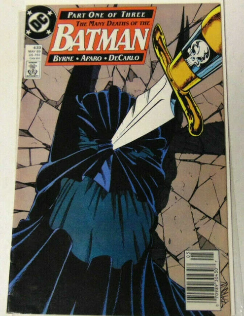 Batman #433 VF/NM 1989 DC Comics Many Deaths of Batman Part One