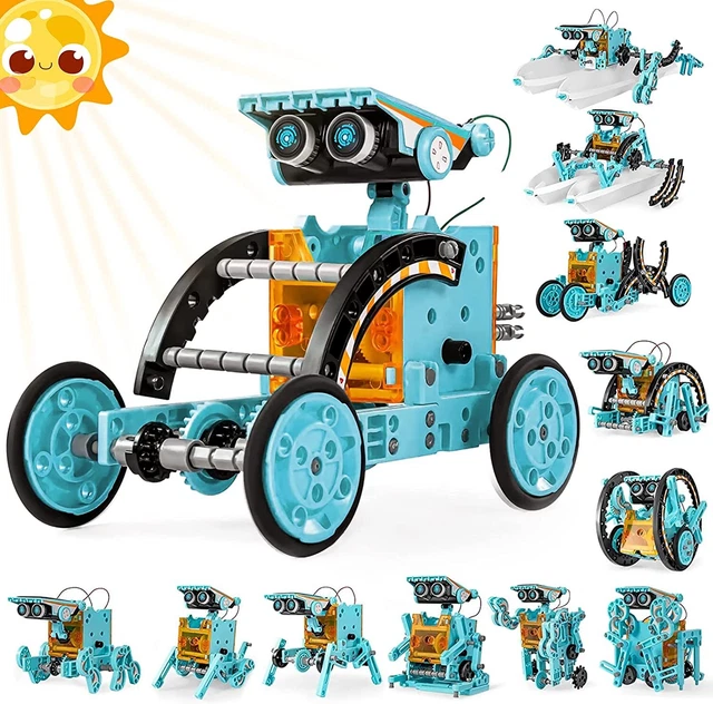 STEM SOLAR ROBOT Kit Toys 12in1, Educational Building Science