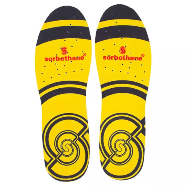 Sorbothane Schuheinlegesohle Comfort Shock Stopper Double Strike 3-4.5 UK