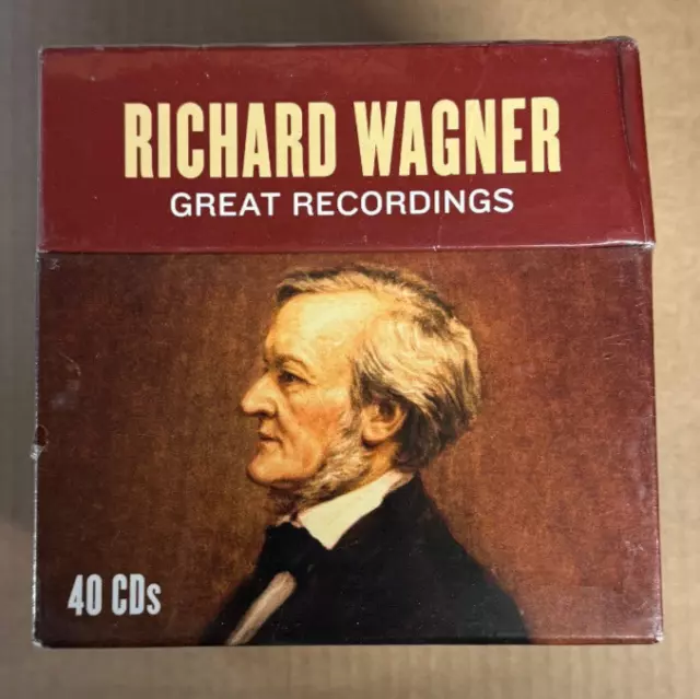 Richard Wagner - Tolle Aufnahmen - 40 CD BOXSET - NEU KLEINER DEFEKT