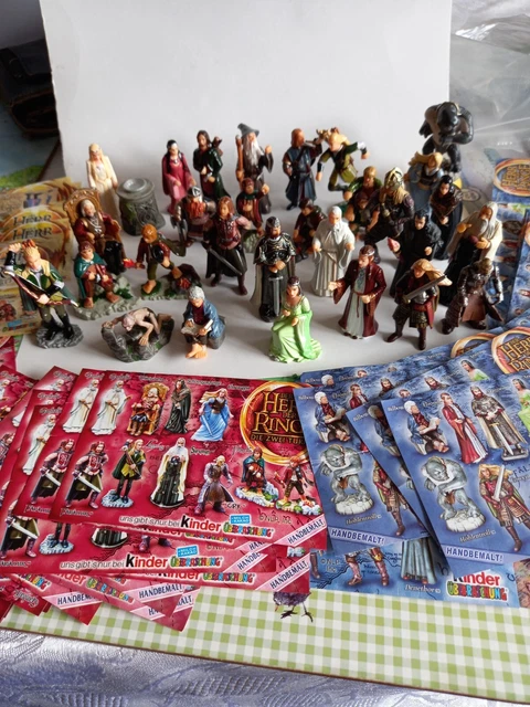 LORD OF THE Rings kinder toys cake toppers Aragorn Gandalf Arwen Frodo ...