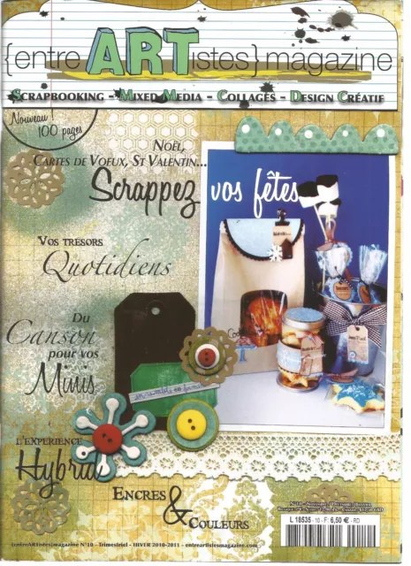 Artistes Magazine N°10 Noel, Cartes De Voeux, St Valentin... / Quotidiens / Mini