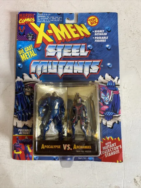 Marvel Xmen Steel Mutants 1994 Apocalypse Vs Archangel Toybiz