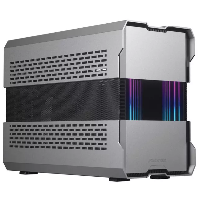 PHANTEKS Evolv Shift XT iTX-Case, ARGB, Tempered Glass - silber