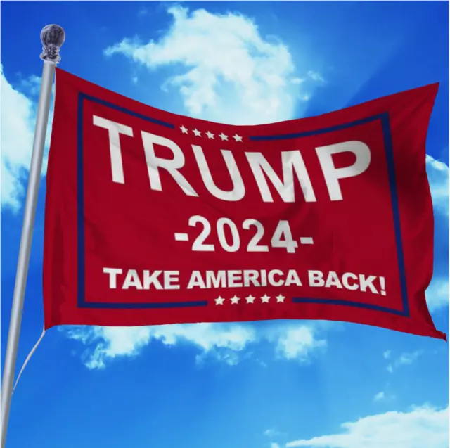 Take America Again Trump 2024 President Flag Donald MAGA Republican 3'x5'