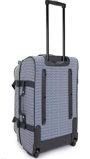 KIPLING Teagan M Urban Chevron Luggage trolley Suitcase Duffle 74 Ltr Rrp£166 2