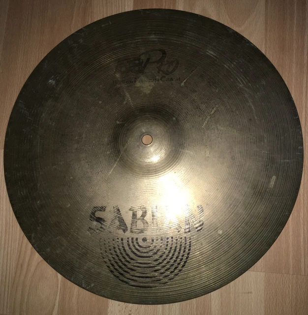 VINTAGE SABIAN B8 Pro 16 Medium Crash For Rock Drum Kit 14.99