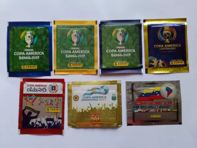 Pochette Panini Copa America Au Choix 2007 2011 2015 2016 2019 Packet Tuto Tuten