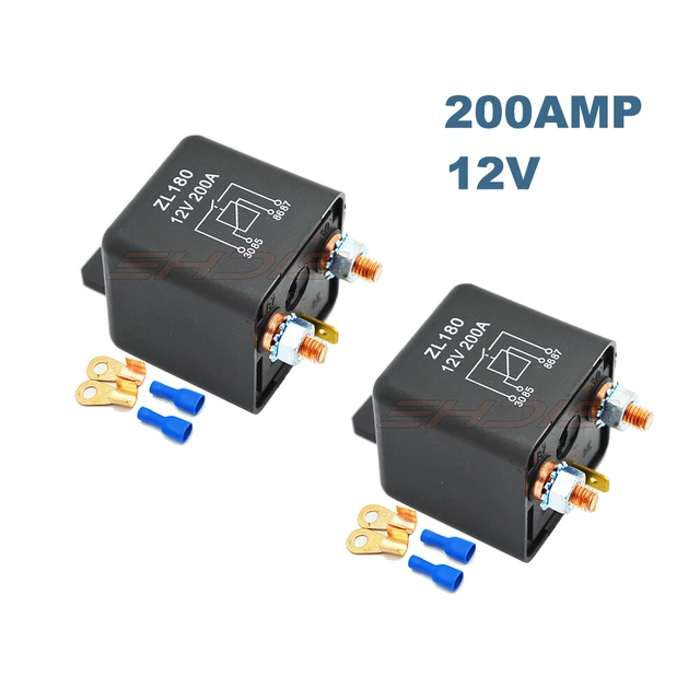 12V 200A Relais 200A Kfz Relais Hochleistungs Split Charge EIN/AUS Schalterrelais Auto Autoboot 200Amp 12V 200A Relais 200A Kfz Relais Hochleistungs Split Charge EIN/AUS Schalterrelais Auto Autoboot 200Amp