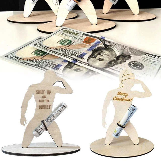 1/2XMoney Holder Engraving Desk Ornament Desktop 3D Key American AU Holder C2M6