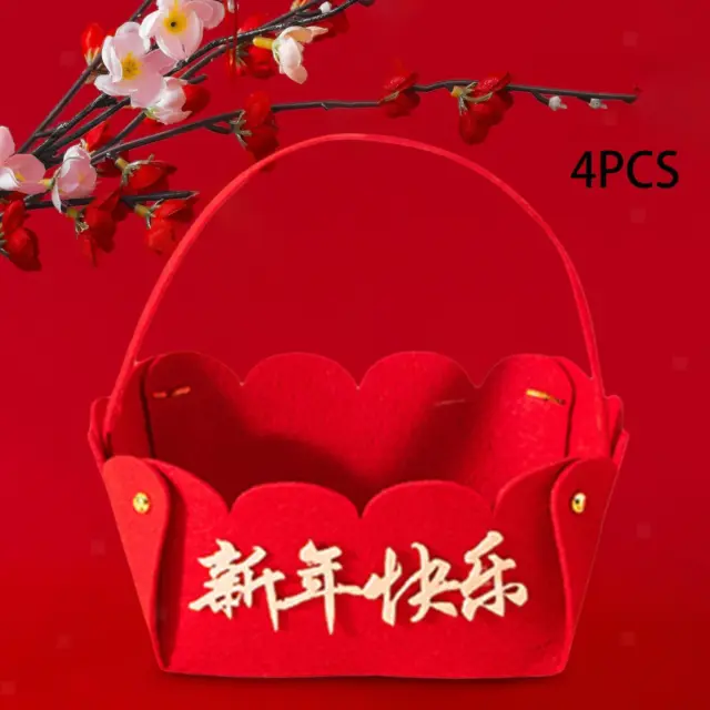 4 Stücke DIY Chinesisches Frohes Neues Jahr Getrocknete Für