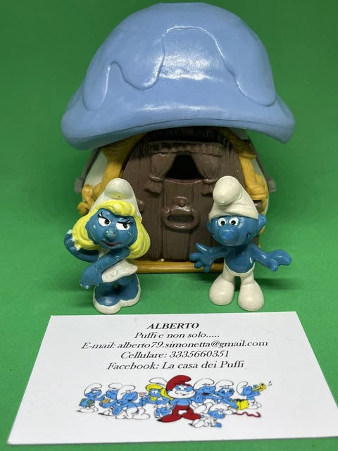 Puffi Smurfs Puffo Smurf Casa Dei Puffi Puffetta Puffo Vintage