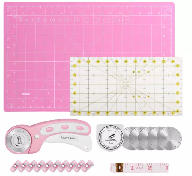 Pink Rotary Cutter Set