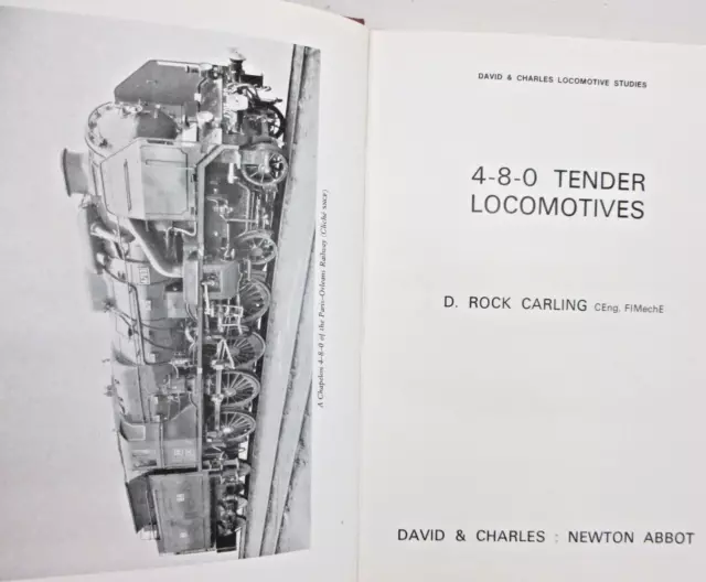 "  4-8-0 Tender Locomotives  "  Livre illustré - 112 pages - 25 x 18,5 cm