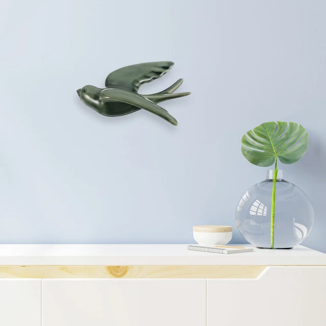 Vogel Wandbehang Dekoration Gartenfigur 3D Wandkunst Wandschmuck
