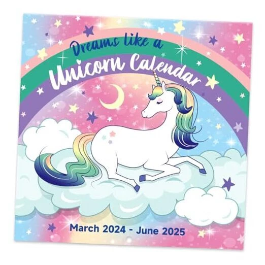 KIDS CALENDAR 20242025 20242025 Unicorn Wall Calendar, 16Month