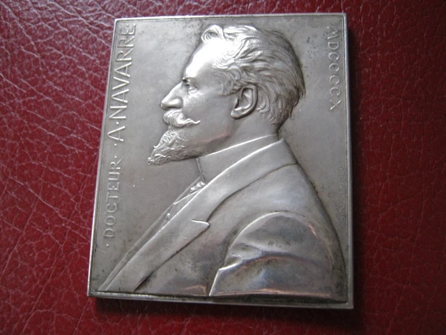 Broche Médaille De Musique En Argent Massif Signée Adolphe RIVET - Début 1900