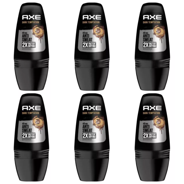 Axe Deodorant Roller Dark Temptation 6er Pack , 6x50ml, Unilever, OvP Neu