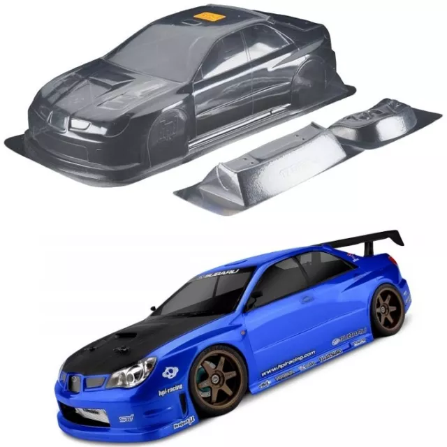 HPI Racing De 17525 Prova Impreza Transparente Cuerpo 200mm Sprint 2 / E10 /