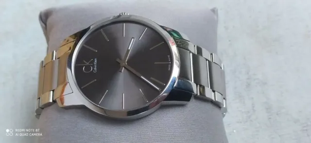 orologio nuovo Calvin Klein Men's K2G21161 City Watch con scatola e documenti