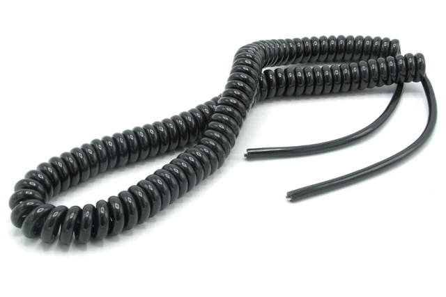 Alpha Wire 723/4 23AWG 3-Conductor PVC Coil Cord, 20ft
