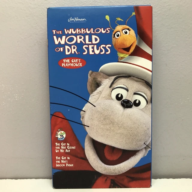 WUBBULOUS WORLD OF Dr. Seuss Cat’s Playhouse VHS Video Tape