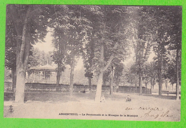 95 - ARGENTEUIL - La Promenade du Kiosque de la Musique