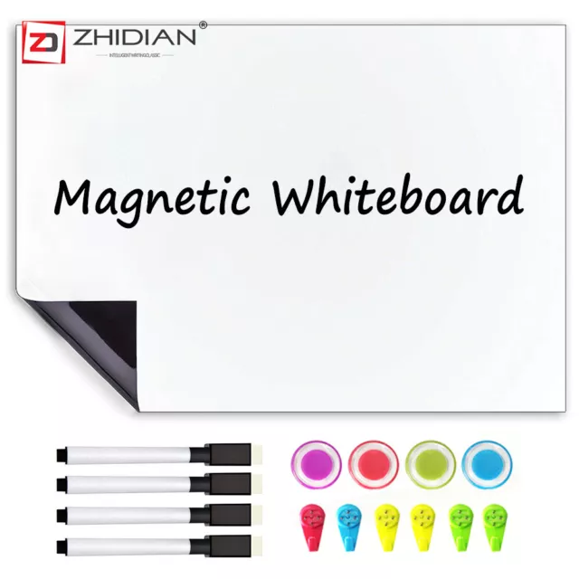 ZHIDIAN MAGNETIC WHITEBOARD Fridge Board Sticker Dry Erase Self