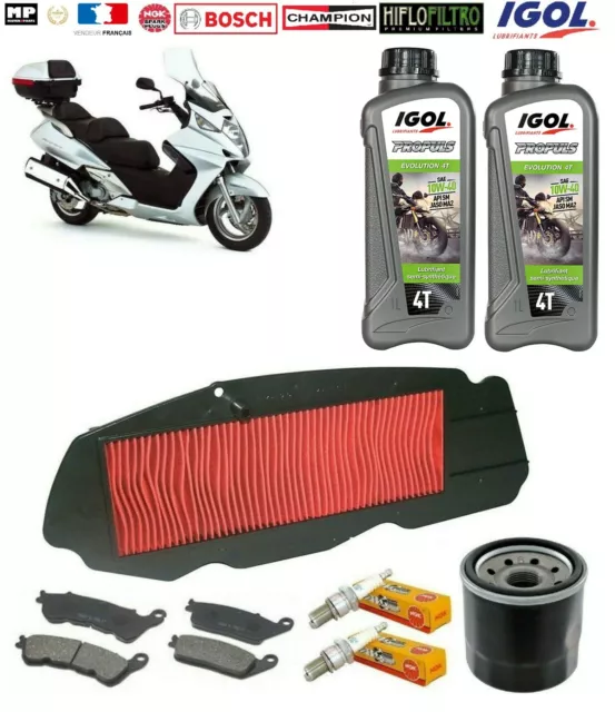 Pack Révision Filtre Huile Air Bougie +2L Huile HONDA FJS 600 Silver Wing  01-16