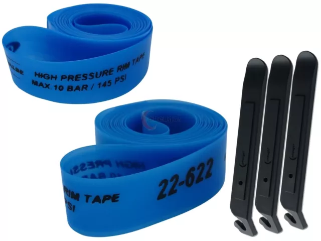 2x Schwalbe Felgenband Super HP 28 Zoll 22-622 (B: 22mm D: 622mm) +3 Reifenheber