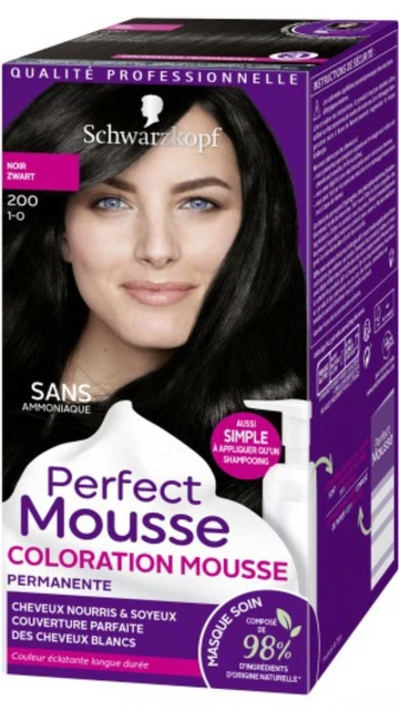 Schwarzkopf Perfect Mousse - Coloration Permanente Blond Foncé 700, En Mousse Facile à Appliquer
