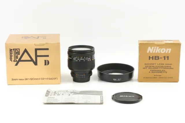 [Near MINT w/HB-11/ Hood] Nikon AF Nikkor 24-120mm f/3.5-5.6D From JAPAN