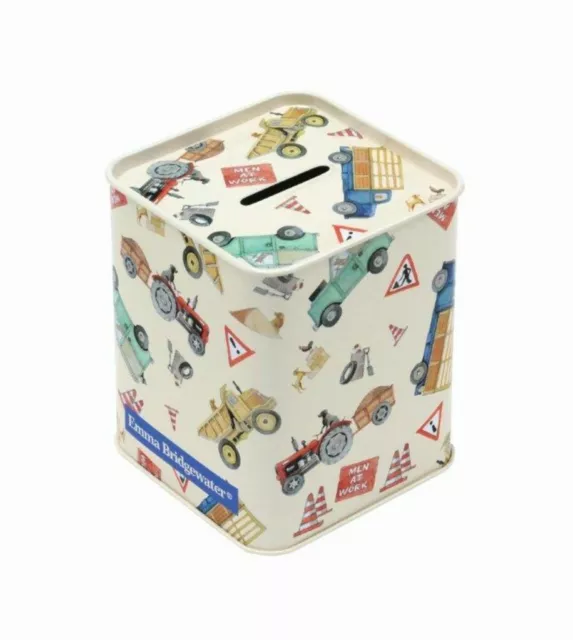 Emma Bridgewater Men at Work Tin Money Box