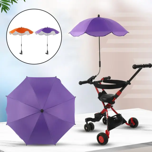 Baby Stroller Umbrella Buggy Pram Pushchair Trolley Parasol Canopy Outdoor