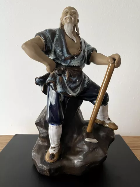 Chinese Mudman Figure - Man With Axe