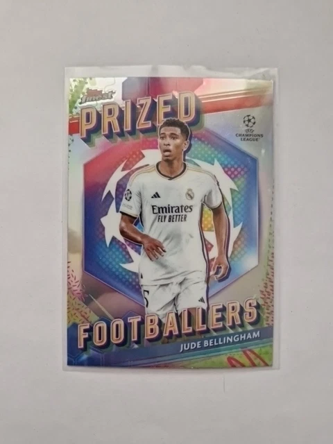 Carte Autographe Jude Bellingham – Topps Finest 24/25 – Orange – Real Madrid