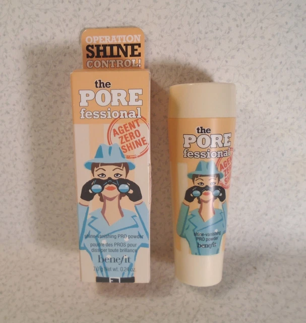 Benefit The Porefessional Shine Vanishing Pro Powder With Brush .24oz. NIB