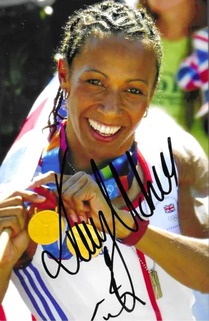 Athletics - Kelly Holmes - Hand Signed 6x4 Inch Photograph - COA